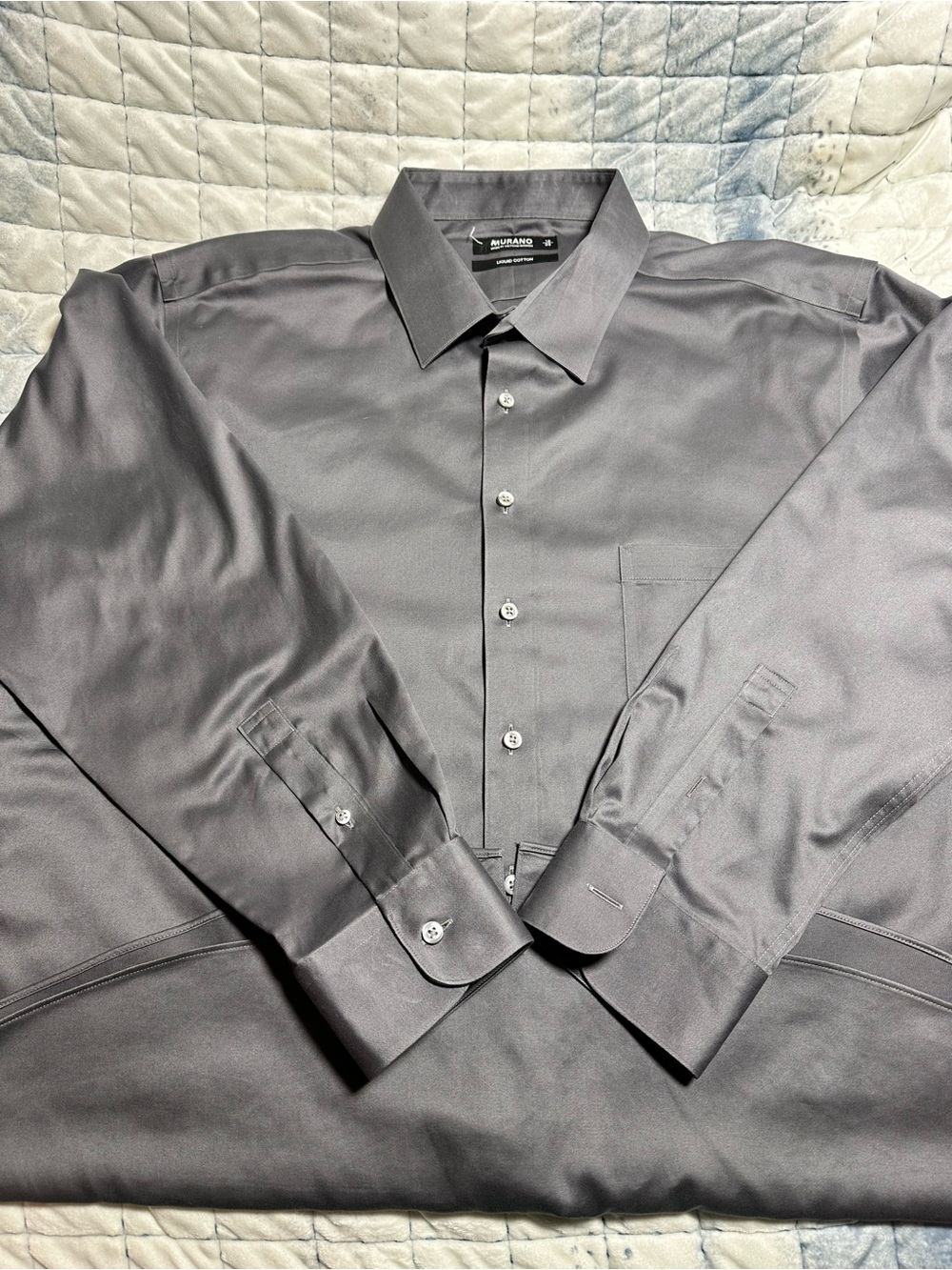 Murano Men’s Dress Shirt - Charcoal Gray